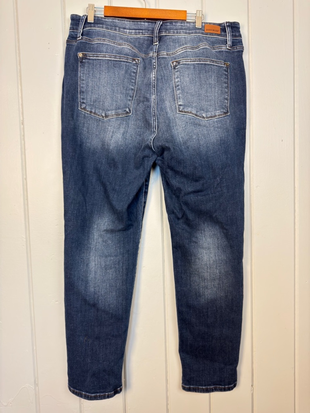 Judy Blue Miles City Mid Rise Slim Fit Dark Blue JB82428 DK-PL Size 18W - Picture 11 of 13